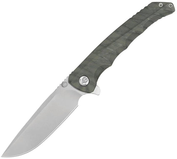 Kubey Zazoo Framelock Flame Ti KB389B by Kubey