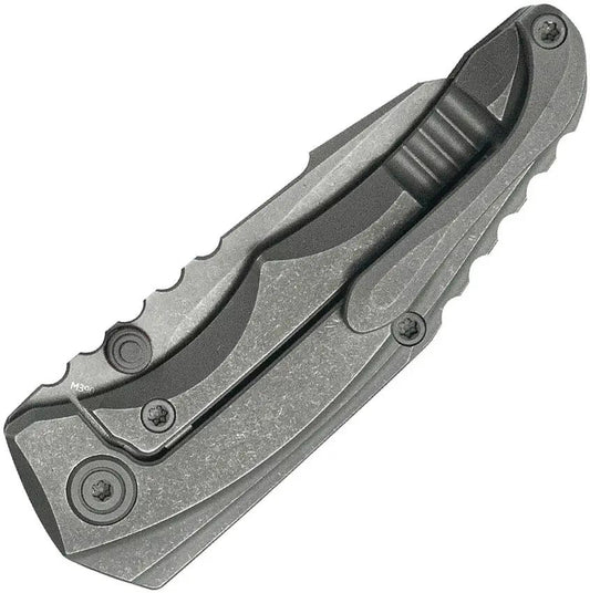 Kubey Steeltle Framelock DSW Ti KB390B - Titanium Handle With Bohler M390 Blade And Thumb Stud by Kubey