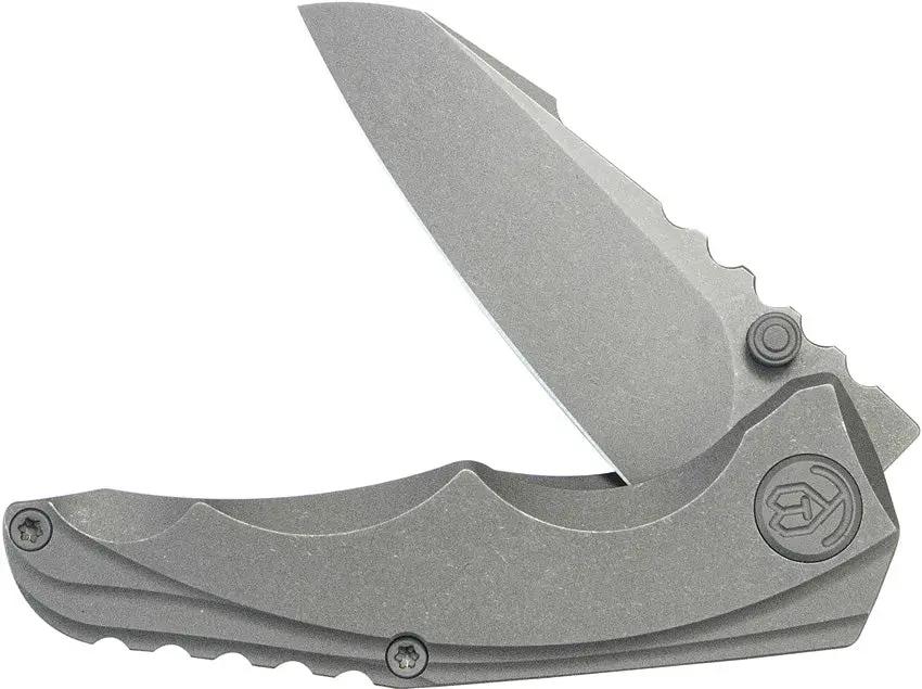 Kubey Steeltle Framelock DSW Ti KB390B - Titanium Handle With Bohler M390 Blade And Thumb Stud by Kubey