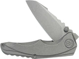 Kubey Steeltle Framelock DSW Ti KB390B - Titanium Handle With Bohler M390 Blade And Thumb Stud by Kubey