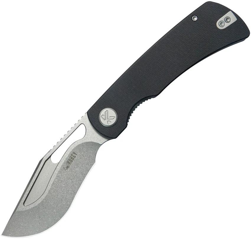 Kubey Gurkha Linerlock Black KU397A by Kubey