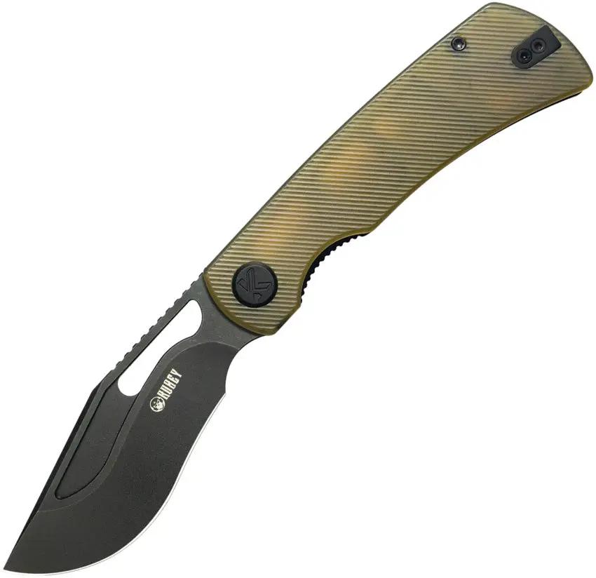 Kubey Gurkha Linerlock Ultem BSW KU397D by Kubey