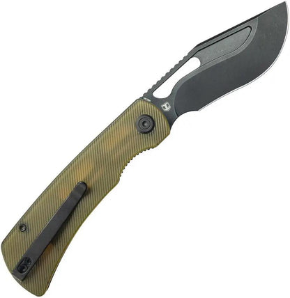 Kubey Gurkha Linerlock Ultem BSW KU397D by Kubey