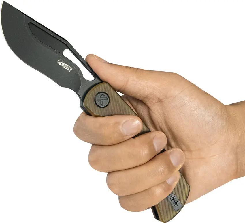 Kubey Gurkha Linerlock Ultem BSW KU397D by Kubey