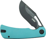 Kubey Gurkha Linerlock Tiff Blue KU397F by Kubey
