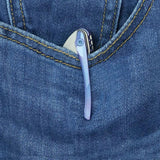 Kubey Sumo Button Lock SW Ti KB400A - CPM 20CV Stainless Blade With Titanium Stonewash Handle And Blue Accents by Kubey