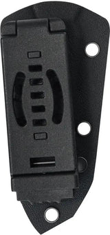 Kubey Kunai KU401 Fixed Blade - 3.25 Inch 14C28N Stainless Blade Skeletonized Handle Finger Ring Kydex Sheath by Kubey