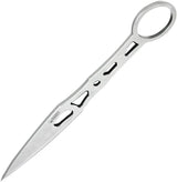 Kubey Kunai KU401 Fixed Blade - 3.25 Inch 14C28N Stainless Blade Skeletonized Handle Finger Ring Kydex Sheath by Kubey