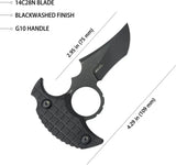 Kubey Stheno Push Dagger Blk G10 KU404B by Kubey