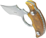 Kubey Stheno Push Dagger Ultem KU404F - Full Tang With Finger Ring And Black Kydex Sheath by Kubey