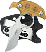 Kubey Stheno Push Dagger Ultem KU404F - Full Tang With Finger Ring And Black Kydex Sheath by Kubey