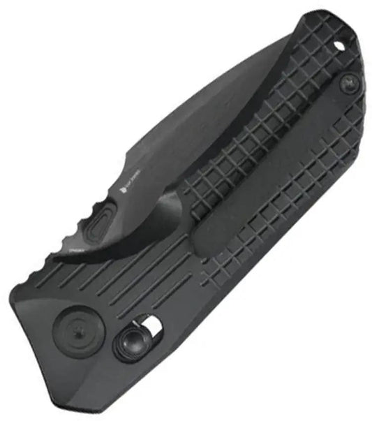 Kubey Jarpen Crossbar Lock DLC KB415C - Black DLC CPM S90V Drop Point Blade, Titanium Handle With Clip by Kubey