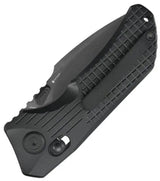 Kubey Jarpen Crossbar Lock DLC KB415C - Black DLC CPM S90V Drop Point Blade, Titanium Handle With Clip by Kubey