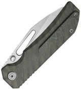KB Knives Venom Top Linerlock - Flame Anodized Titanium Handle With S90V Sheepsfoot Blade by KB Knives