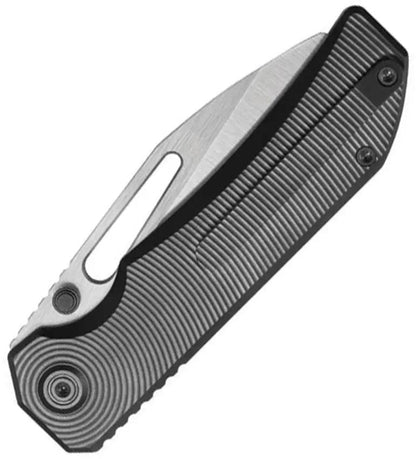 KB Knives Venom Top Linerlock DLC Ti KB435C - Titanium DLC Coated Handle And Satin S90V 3.5 Inch Sheepsfoot Blade by KB Knives
