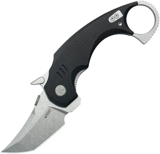 Kubey Jaw Karambit Linerlock Black KU439A by Kubey