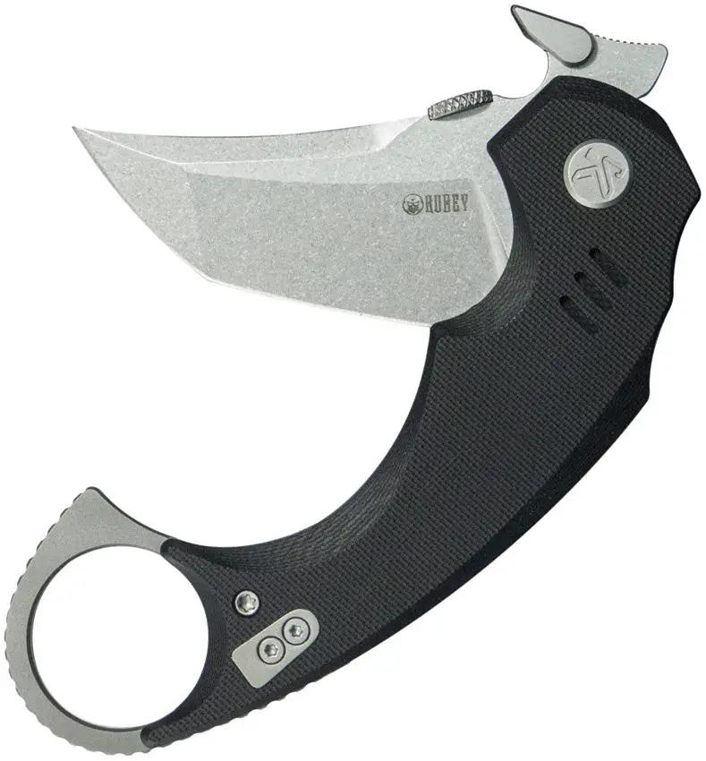 Kubey Jaw Karambit Linerlock Black KU439A by Kubey