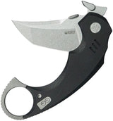 Kubey Jaw Karambit Linerlock Black KU439A by Kubey