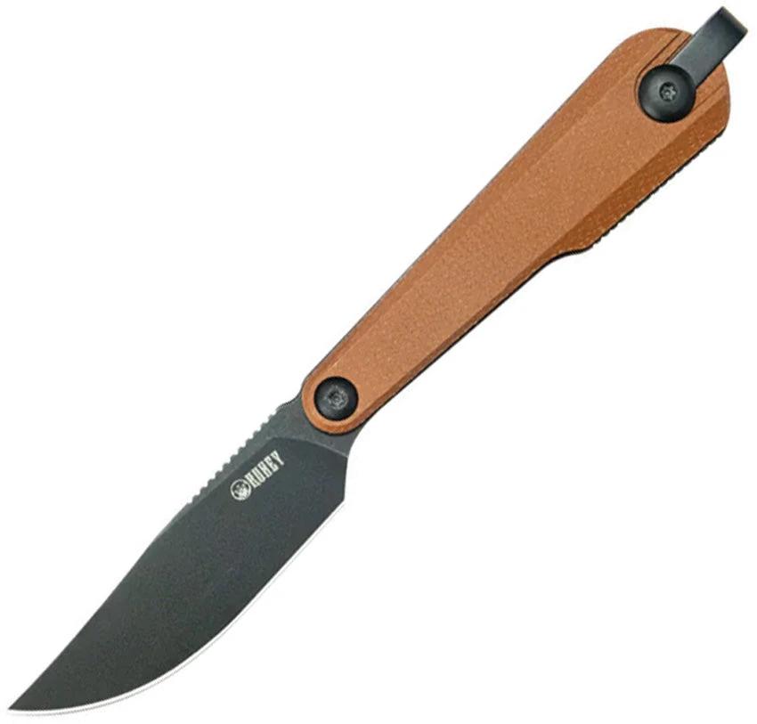 Kubey Yag Fixed Blade Black Brown KU451C by Kubey