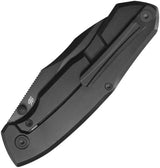 Kubey Mantra Framelock - Black DLC Titanium Handle With M390 Wharncliffe Blade For EDC by Kubey