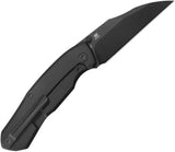 Kubey Mantra Framelock - Black DLC Titanium Handle With M390 Wharncliffe Blade For EDC by Kubey