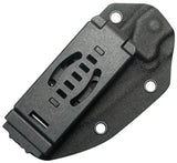 Kubey TLB I Fixed Blade Knife - Black G10 Handle Full Tang BlackWash 14C28N Drop Point by Kubey