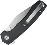 Kubey Calyce Linerlock - Extended Tang For Durability, Black G10 Handle, 14C28N Sandvik Stainless Blade, 4.5in Closed by Kubey
