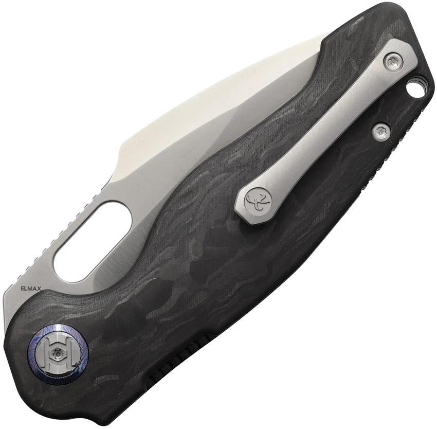 Kunwu Knives VertaGrigo B712CF2 Folding Knife With Ergonomic Grip For EDC Enthusiasts by Kunwu Knives