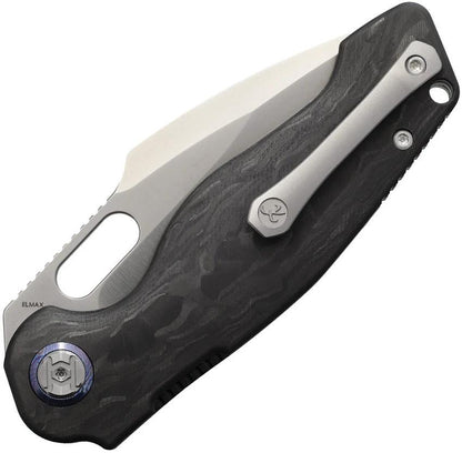 Kunwu Knives VertaGrigo B712CF2 Folding Knife With Ergonomic Grip For EDC Enthusiasts by Kunwu Knives