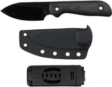 Kunwu Stiffy P Fixed Blade Knife With DLC Black 3in Blade For Hard Use Outdoor Survival Enthusiasts by Kunwu Knives