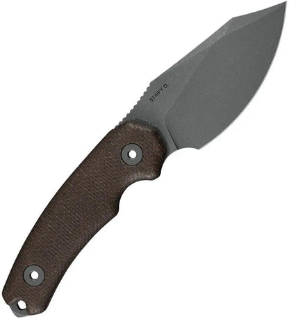 Kunwu Knives Stiffy D Fixed Blade Knife Outdoors VANADIS4 by Kunwu Knives