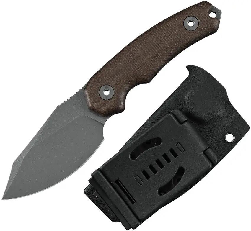 Kunwu Knives Stiffy D Fixed Blade Knife Outdoors VANADIS4 by Kunwu Knives