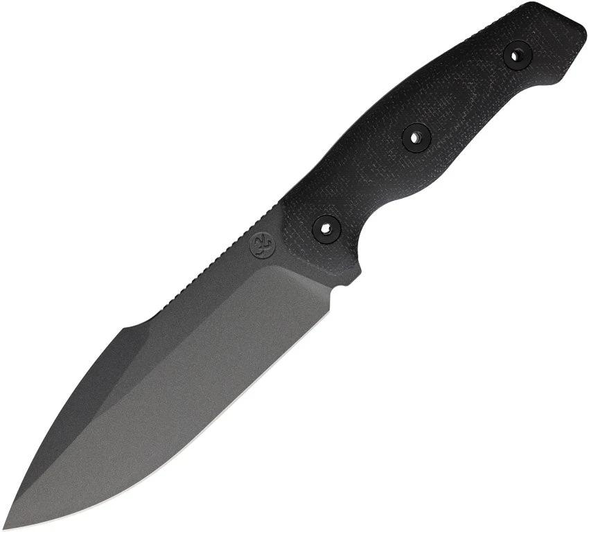 Kunwu Knives StiffyG F712BK1 Folding Knife For EDC With Black Blade And G10 Handle by Kunwu Knives