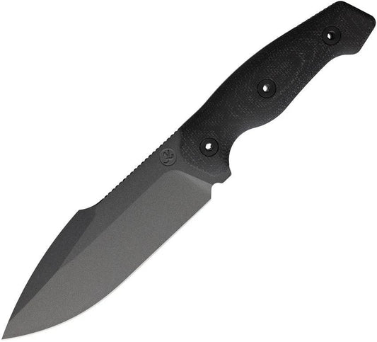 Kunwu Knives StiffyG F712BK1 Folding Knife For EDC With Black Blade And G10 Handle by Kunwu Knives