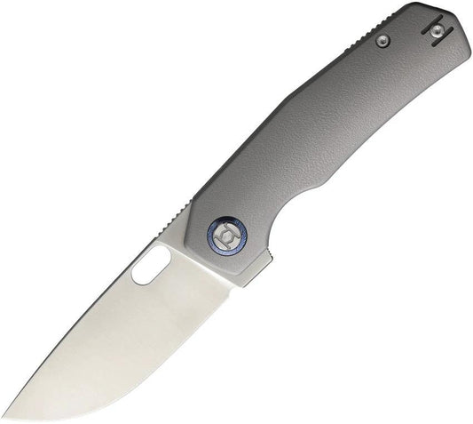 Kunwu Knives TaoIII K703LT2A EDC Folding Knife Lightweight Titanium Handle Premium Steel Blade by Kunwu Knives