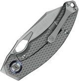 Kunwu Knives Compadre Framelock Satin Vanax Blade EDC Knife Diamond Texture Titanium Handle For Everyday Carry by Kunwu Knives