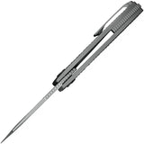 Kunwu Knives Compadre Framelock Satin Vanax Blade EDC Knife Diamond Texture Titanium Handle For Everyday Carry by Kunwu Knives