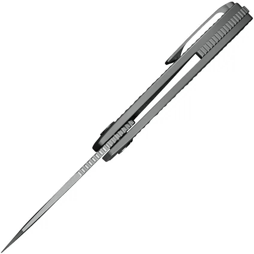 Kunwu Knives Compadre Framelock Satin Vanax Blade EDC Knife Diamond Texture Titanium Handle For Everyday Carry by Kunwu Knives
