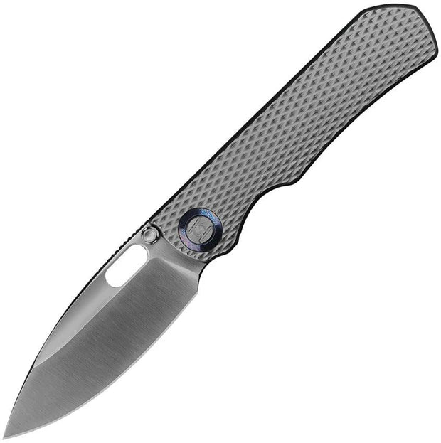 Kunwu Excalibur Framelock Knife Satin Vanax Steel Blade Premium Titanium Handle For EDC Enthusiasts by Kunwu Knives