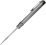Kunwu Excalibur Framelock Knife Satin Vanax Steel Blade Premium Titanium Handle For EDC Enthusiasts by Kunwu Knives