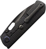 Kunwu Excalibur Framelock Knife With DLC Vanax Blade Black Titanium Handle EDC Tactical Ready by Kunwu Knives