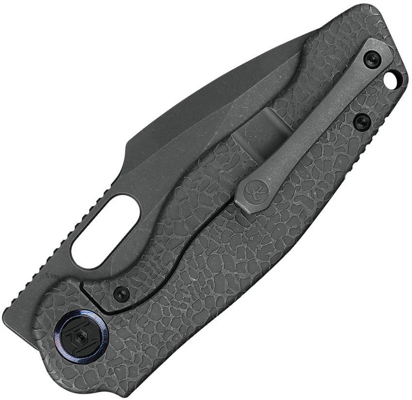 Kunwu Knives Gringo Framelock SW K712T1S With S390 Blade And Honeydew Titanium Handle For EDC Enthusiasts by Kunwu Knives