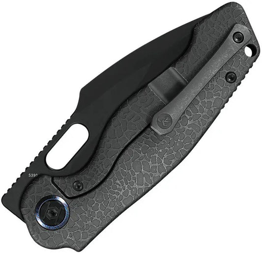 Kunwu Gringo Framelock Knife DLC Coated Blade Titanium Handle EDC Premium Enthusiasts S390 Stainless by Kunwu Knives