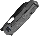 Kunwu Knives S Tao II Framelock DLC Vanax Steel Sheepsfoot S703LR24 Titanium Honeydew Stonewash EDC by Kunwu Knives