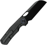 Kunwu Knives S-Tao II Framelock DLC Vanax Steel 3.5in Sheepsfoot Blade Titanium Honeydew Handle EDC Ready by Kunwu Knives