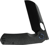 Kunwu Knives S-Tao II Framelock DLC Vanax Steel 3.5in Sheepsfoot Blade Titanium Honeydew Handle EDC Ready by Kunwu Knives