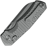 Kunwu Knives Compact Chad XT Lock Knife PM60 Stonewashed Sheepsfoot Blade Titanium Diamond Texture Handle EDC Ready by Kunwu Knives