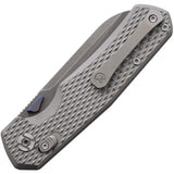Kunwu Chad XT Lock Knife Ti With PM60 Steel 3.5in Sheepsfoot Blade Extended Tang For EDC Enthusiasts by Kunwu Knives