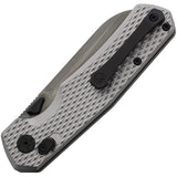 Premium Kunwu Chad XT Lock Titanium EDC Knife With DLC Sheepsfoot Blade PM60 Steel Gray Ti Handle by Kunwu Knives