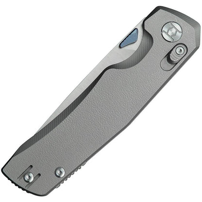 Kunwu Knives Xtao XT Lock X703T EDC Knife With Three And A Half Inch Satin Elmax Blade Gray Titanium Handle by Kunwu Knives